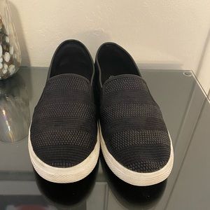 Lauren Ralph Lauren Jinny Black Woven Slip On Sneaker. Size 11